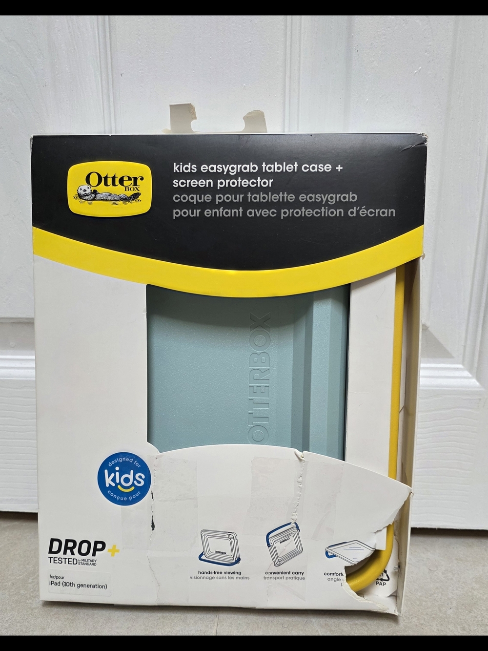 Otterbox Case for iPad 10th generation  EasyGrab Series  Never Blue